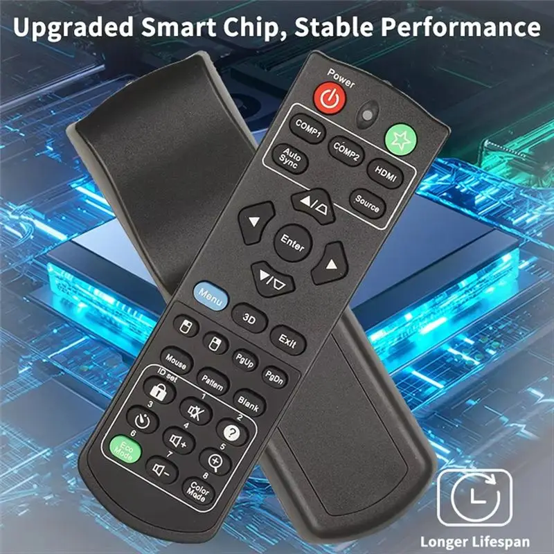 A33T RCP01051 Replacement Remote Control for Viewsonic Projector PJD5250 PJD5151 PJD5153 PJD5150 PJD5155 PJD5253 PJD5255