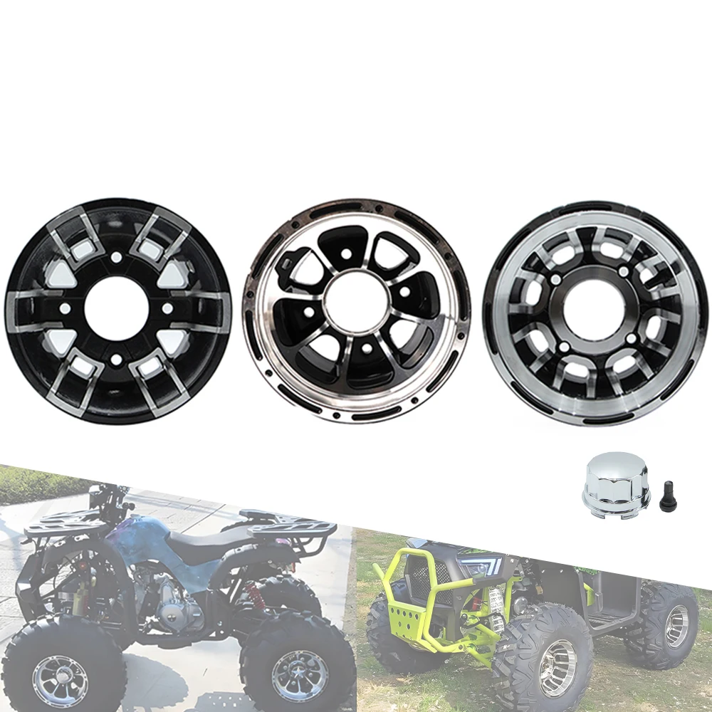 Rueda Delantera y Trasera de 8 Pulgadas con Llanta de Aluminio al Vacío para ATV, Buggy, Go Kart, Quad, Motocicleta, Piezas de Neumáticos 19/21x7-8 18x9.50-8