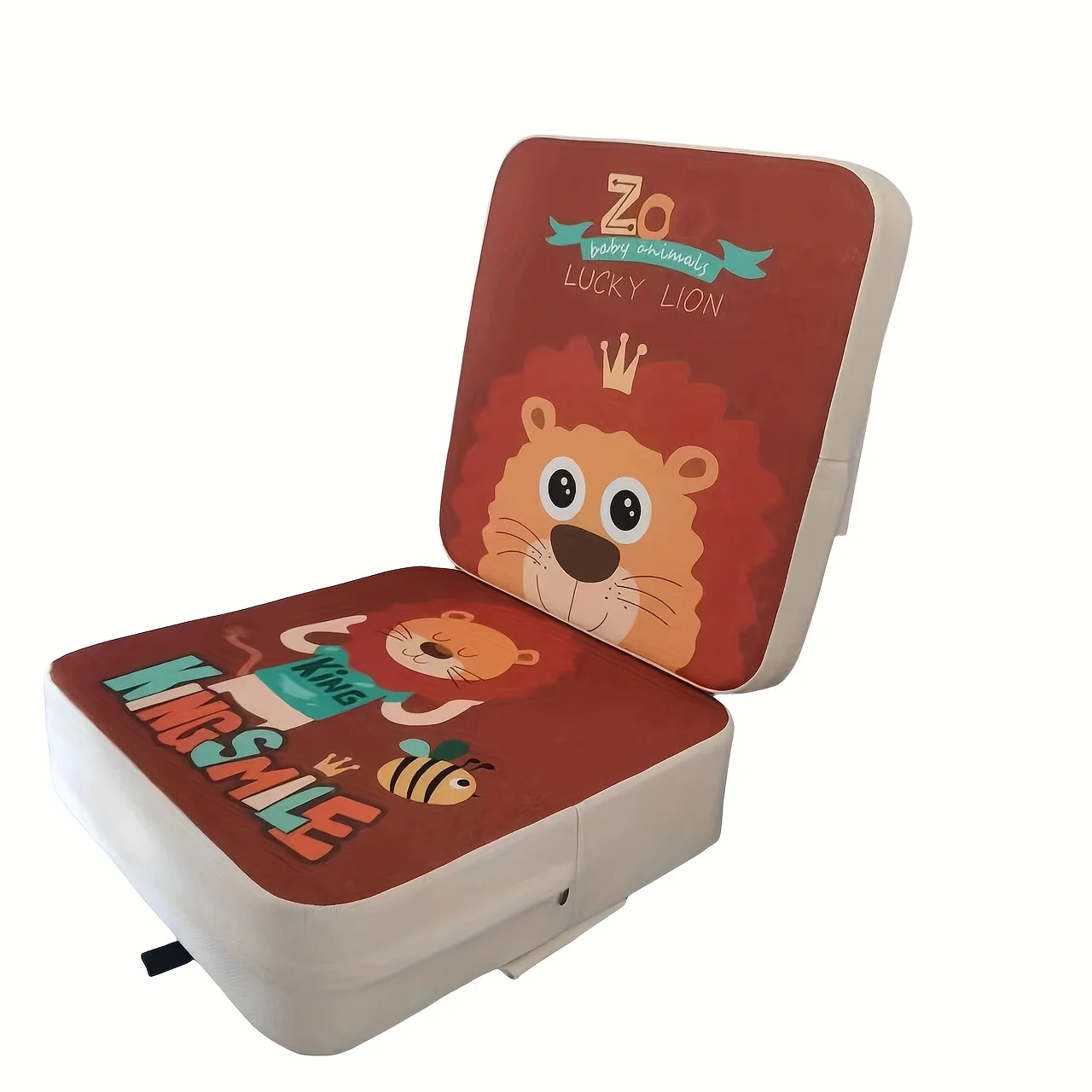 

Подушка сиденья Booster с тематикой льва для обеденных стульев — полиэстер, легкая, нескользящая, дышащая, портативная удобная подушка