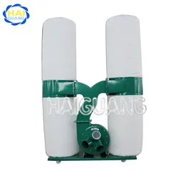 Mobile Industrial Woodworking Dust Collector with Collection Cloth Bags, Powerful High Efficiency Carpentry Cleaning Tools