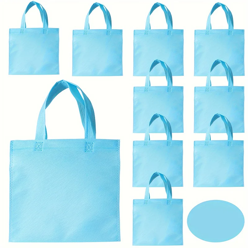 5/10/15/20/30 Stück Regenbogen-Vlies-Tragetasche, wiederverwendbar, Partybevorzugung, Geschenktüte für Geburtstagsfeier, Valentinstag, Goodie-Taschen, Einkaufszubehör – Detail 5