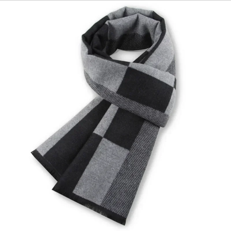 180*35cm Men girls neckwear Unisex children scarf Autumn winter long thick warm all-match Cashmere shawl pashmina muffler wrap