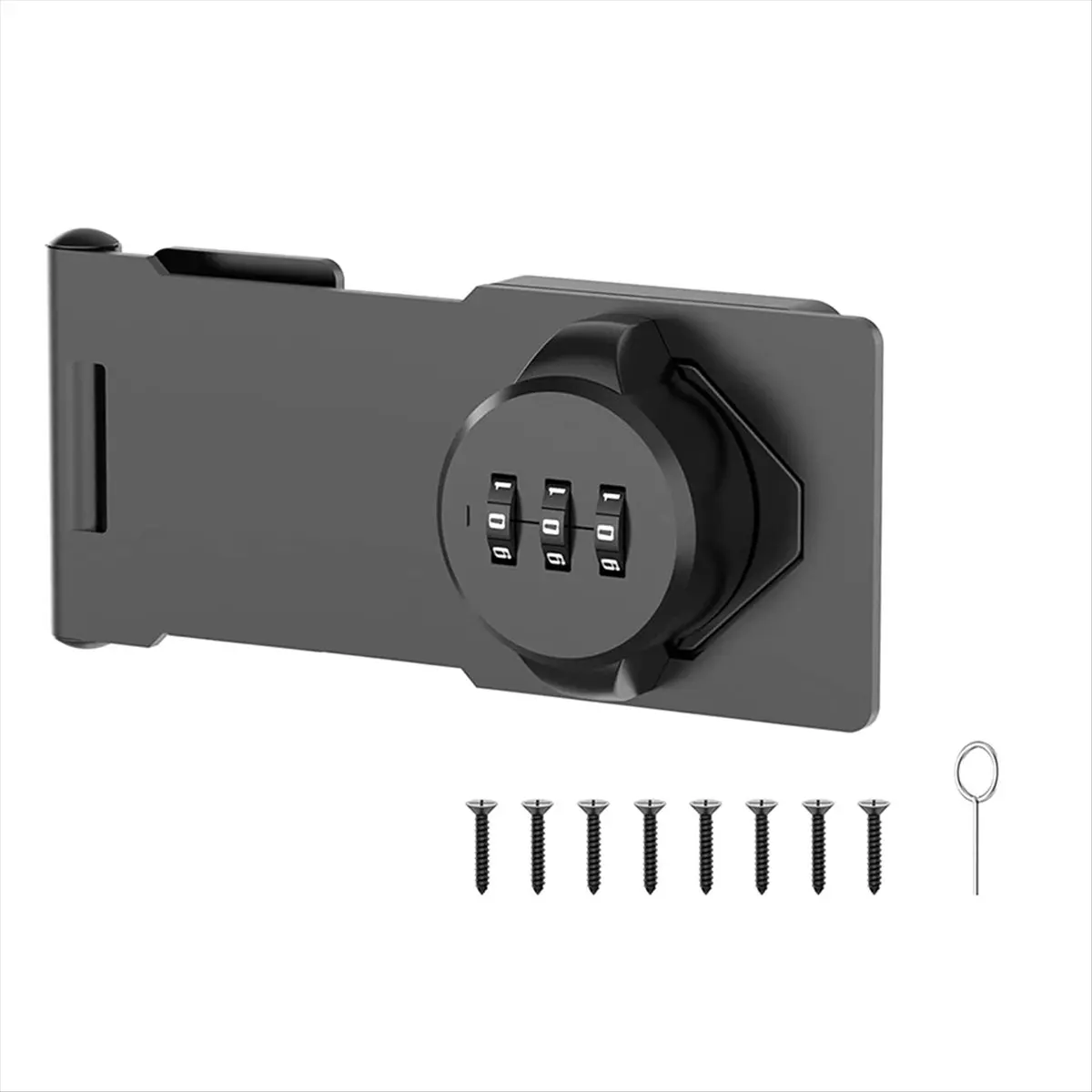 A89X Keyless Cabinet Combination Latch,Cabinet Password Locks for Cabinet,Mailbox,Office File Cabinet Lock Black