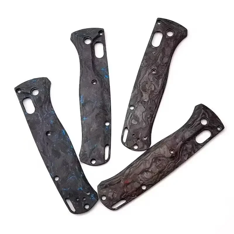 

1 Pair Custom Made Full 3K Carbon Fiber Material Knife Handle Scale For Benchmade Bugout 535 Knives Accessories