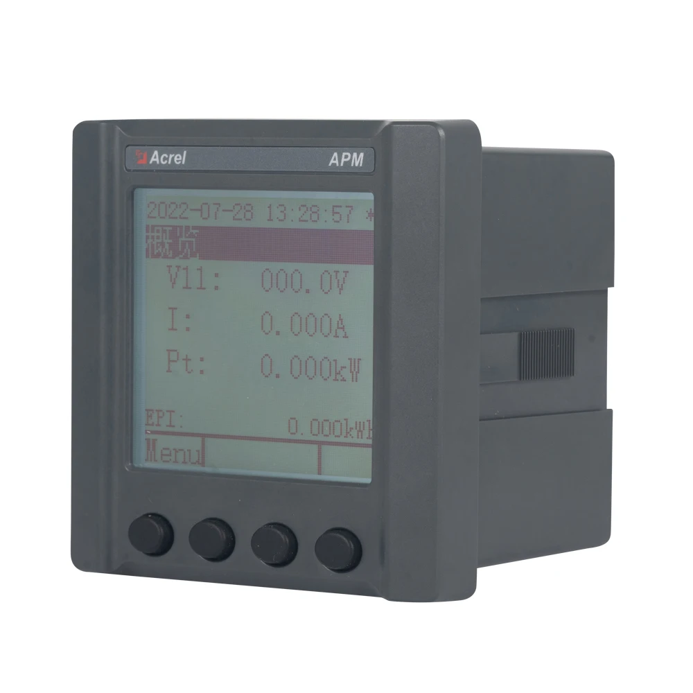 Acrel Three Phase 96*96mm Panel Mounted Power Meter APM520/F Multi Tariff Multifunction Meter for Energy Management System