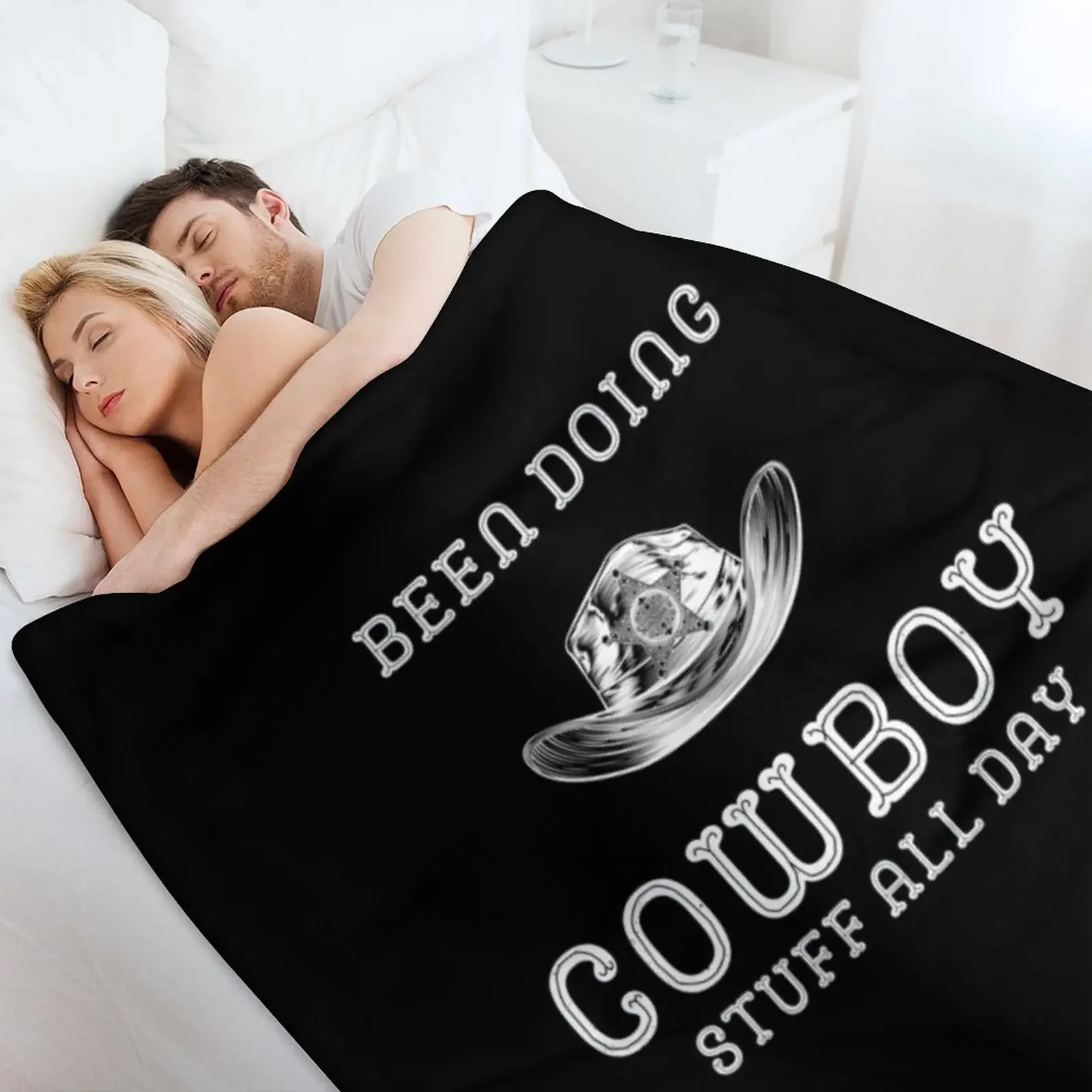 تم القيام أشياء رعاة البقر طوال اليوم بطانية رمي زينة عيد الميلاد تتحرك ريتروس أريكة رمي البطانيات