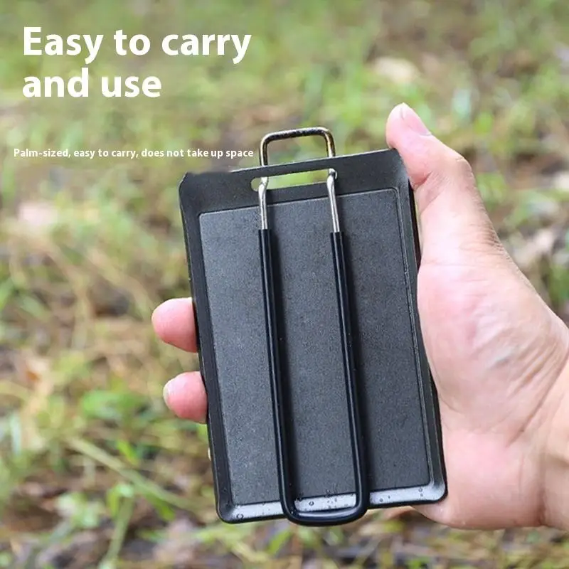 Petite poêle de Camping en plein air, Mini poêle à gril Portable, plat de cuisson pour Barbecue, voyage randonnée pique-nique Camping, ustensiles de cuisine, outil de Barbecue