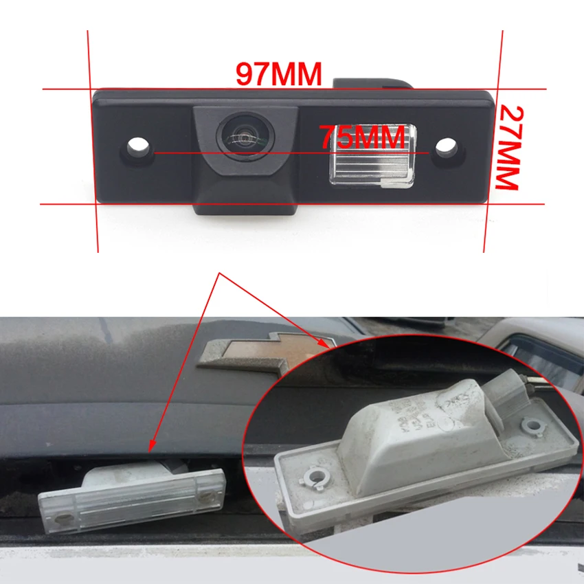 CCD Full HD Fisheye Rear View Camera For Chevrolet Orlando 2010 2011 2012 2013 2014 2015 2016 2017 2018 Car Reverse Monitor