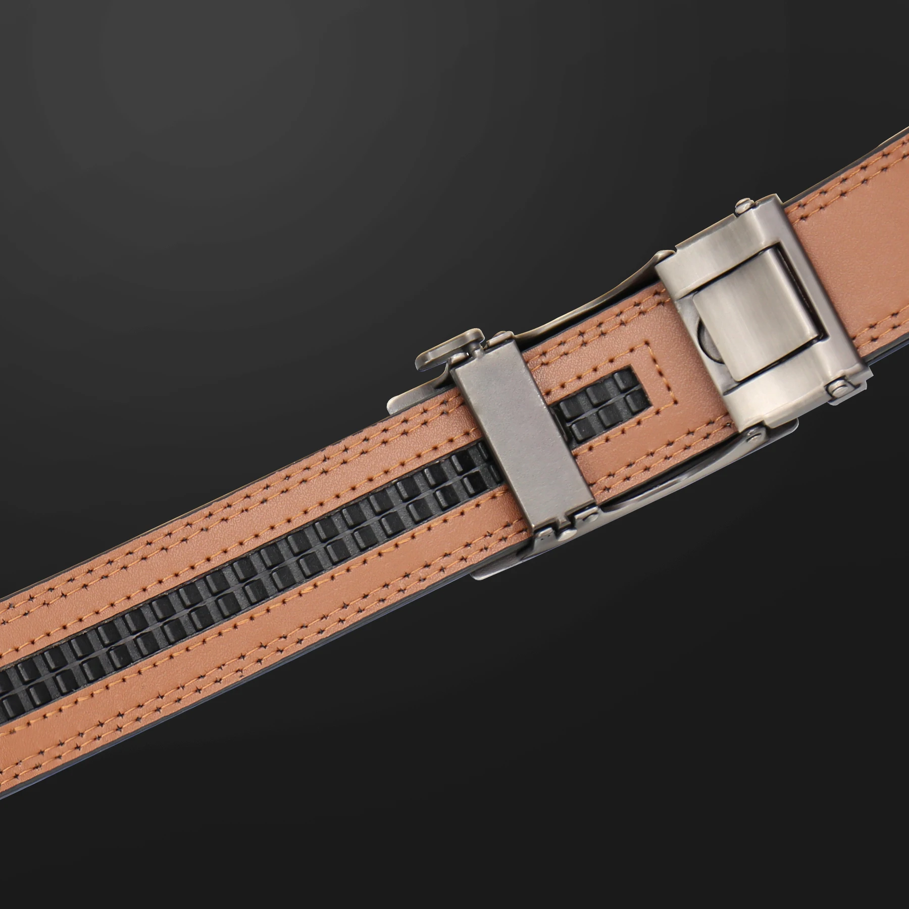 Мужской ремень с храповым механизмом, ремни из искусственной кожи, ширина 1, 3/8 дюйма, подарок для мужа