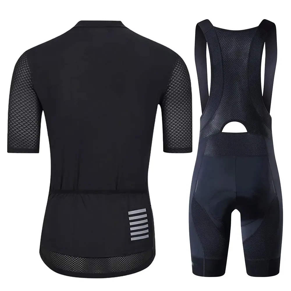 Ykyw Männer Radfahren Kurzarm Trikot Kleidung Set Sommer atmungsaktiv MTB Radsport Träger hose Fahrrad hose Kit Fahrrad anzug Maillot – Detail 6