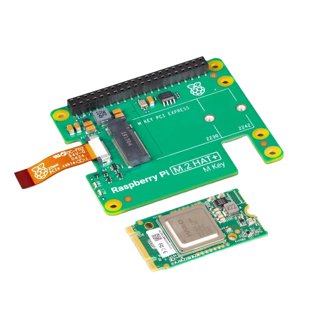 hailo8l-edge-aiキット-for-pi-5-13-tops、m2-hat-コンピューティングボード、26個フルセット