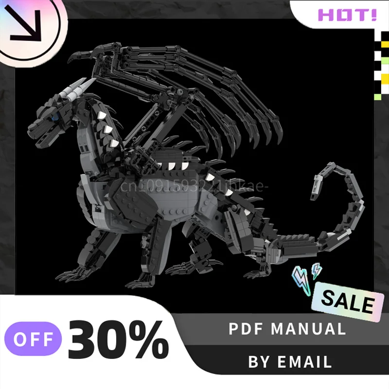 

[1228PCS] Customized MOC NightWing Creative Building Blocks Set STEM Educational Toys DIY Construction Model Kit Birthday Gifts