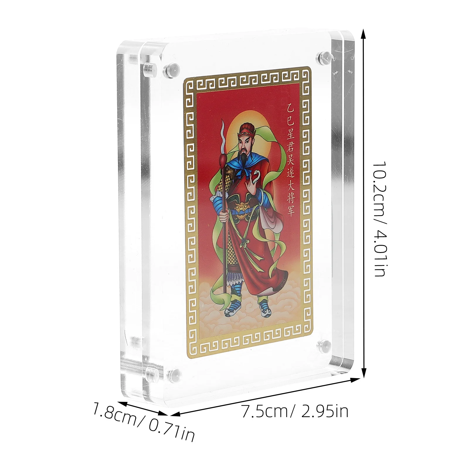 بطاقة تاي 2025 وو العام من الثعبان فنغ شوي نعمة الحظ حماية تميمة سحر بطاقة الحماية الميمونة