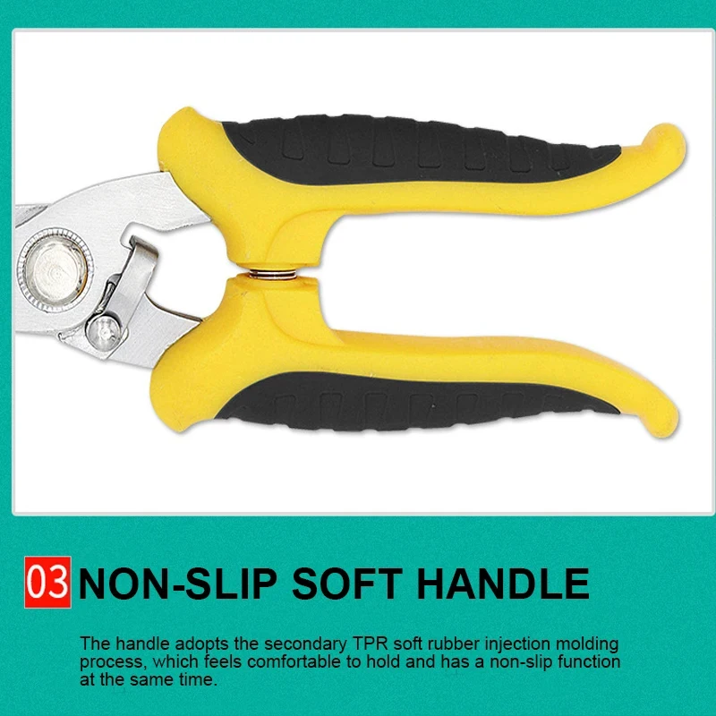 Multifunctional Electrician Scissors, Stainless Steel Tool for Groove, Wire & Steel Plate Cutting image 6