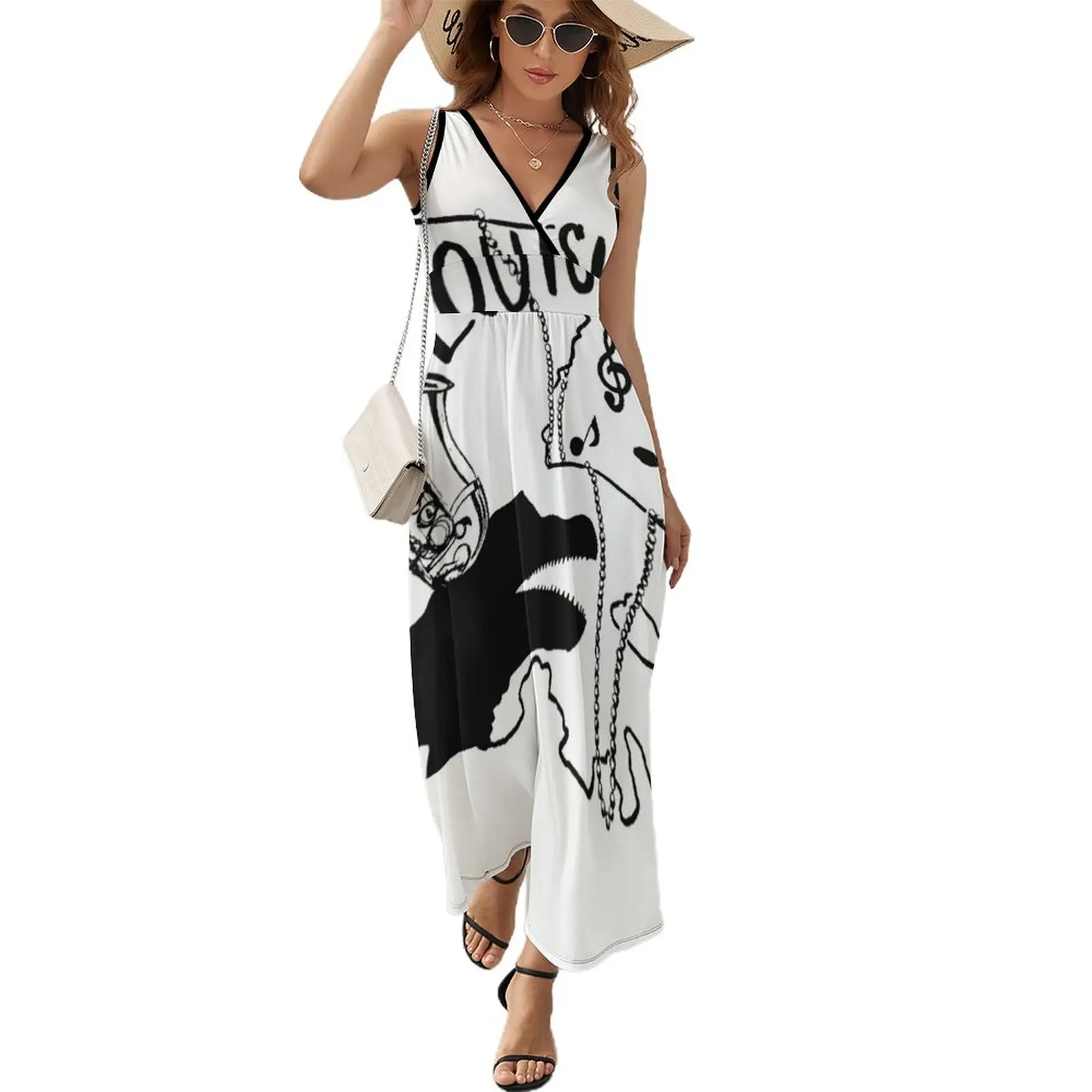 

Louisiana Sleeveless Dress evening dress Clothing women's elegant loose dresses women's dresses luxury