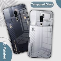9H Glass Case For Meizu 16 Cases Meizu16th Hard Tempered Glass Phone Back Cover For Meizu 16th Shell For Meizu 16 Plus 16th Plus