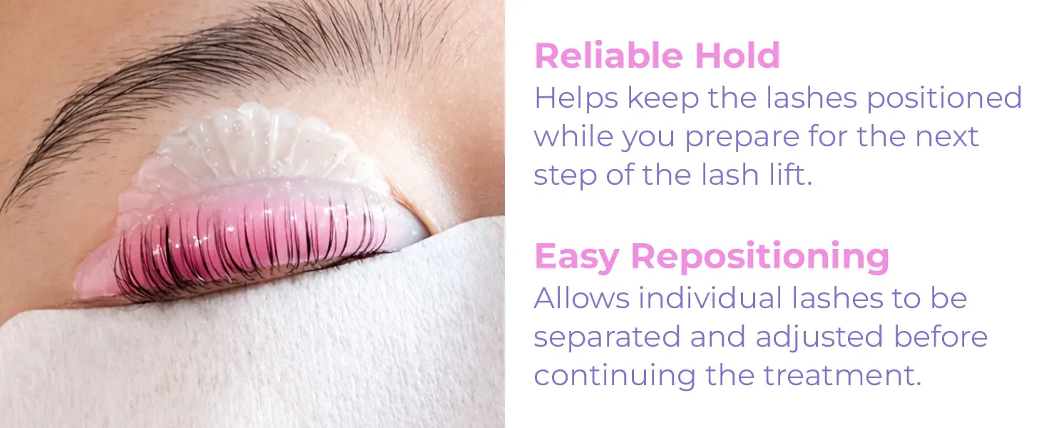 PERMANIA Wimpernlifting-Kleber, Wimpernlifting-Balsam für starken Halt ohne Verklumpen, Applikator-Pinsel, Wimpernlifting-Zubehör – Detail 3