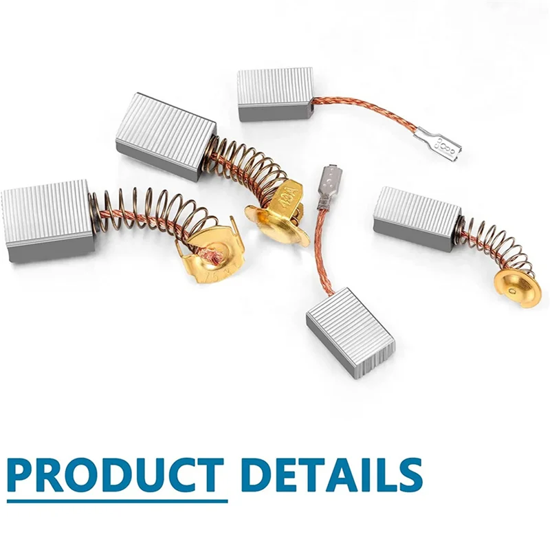 

Hot Sale-120 Pcs Electric Motor Brushes Carbon Brushes Power Tool Replacement Part For Repair Power Tool 12 Different Sizes