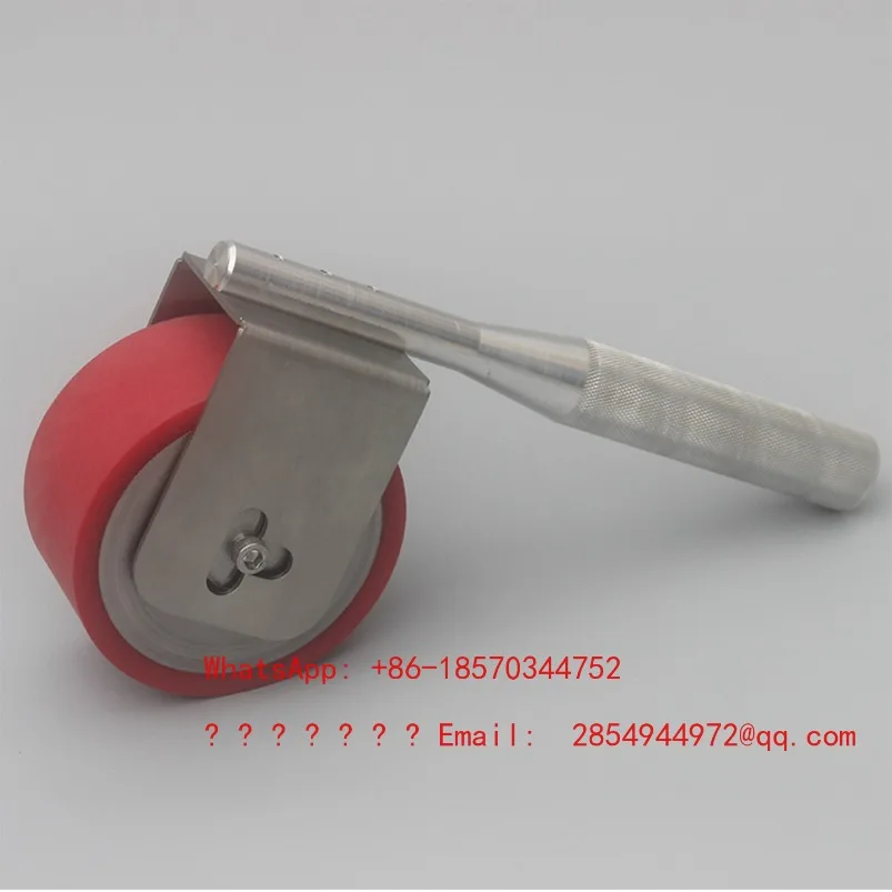 2kg-standard-manual-rolling-roller-tape-holding-force-viscosity-testing-machine-press-roller-hand-push-wheel