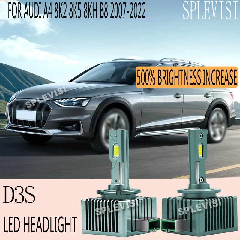 

Xenon HID Headlight Replacement D3S/42302 Car Headlight Bulbs LED For AUDI A4 8K2 8K5 8KH B8 2007 2008 2009 2010 2011-2022