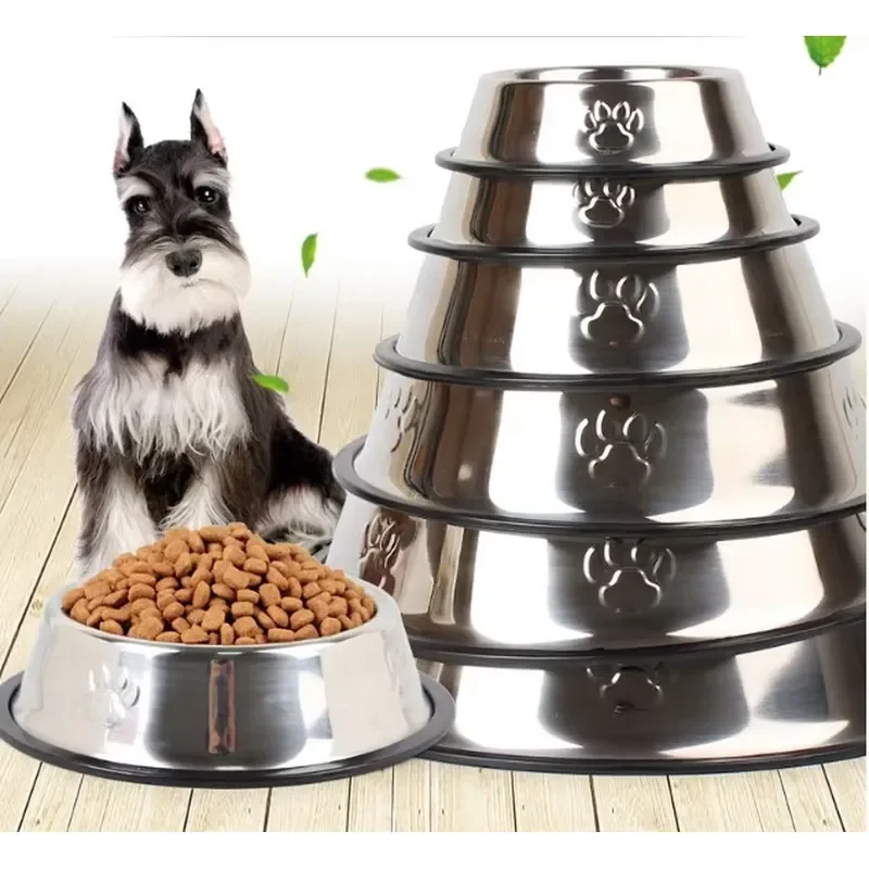 

Stainless Steel Dog Food Bowl for Custom Dog Feeding Bowl Pet Food Dish for Dogs