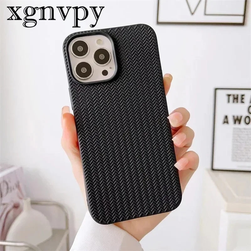 xgnvpy Candy Solid Color Phone Case Shockproof Soft TPU Silicon Back Cover For iPhone 14 13 12 11 Pro Max X XR XS Max 7 8 14Plus