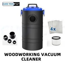 Industrial Cyclone Dust Collector Shop Vac Separator 60L Vacuum Cleaner Blowing Suction Dust Powder Filter for Woodworking