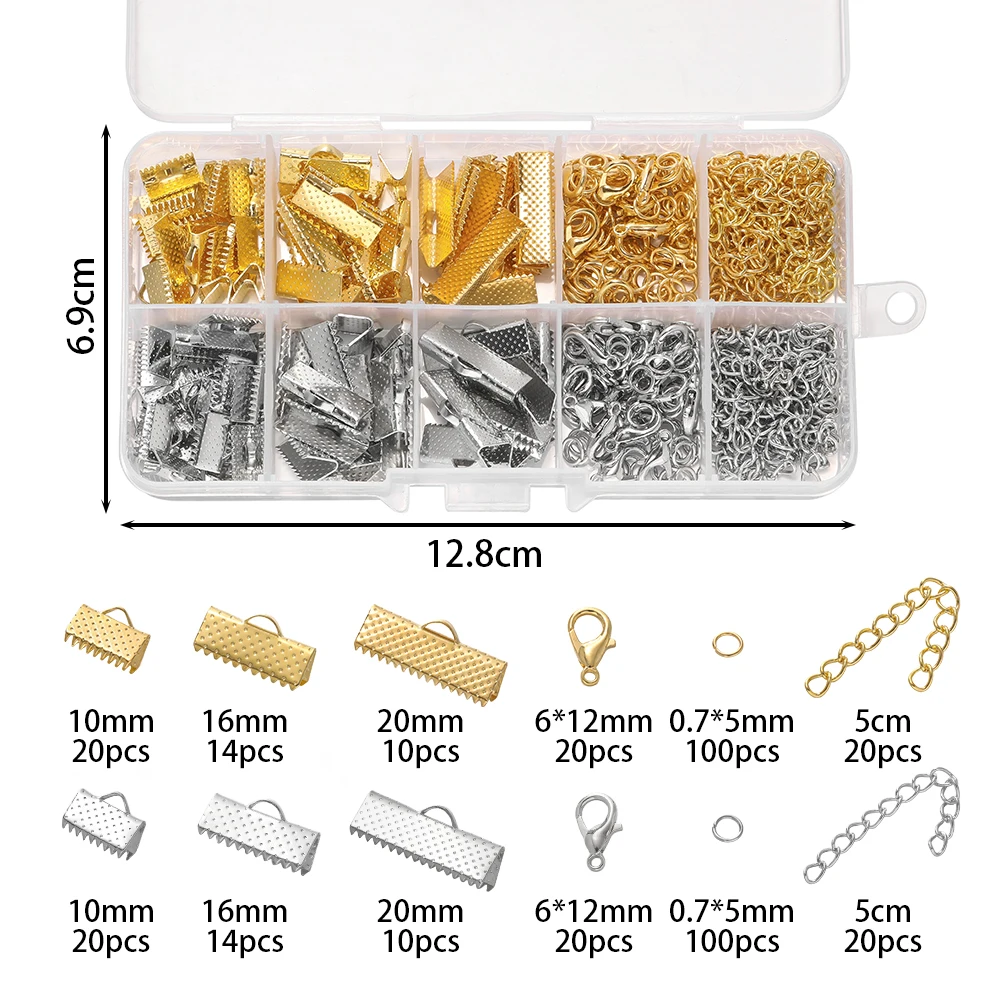 10 Grids Alloy Accessories Set for Jewelry Making