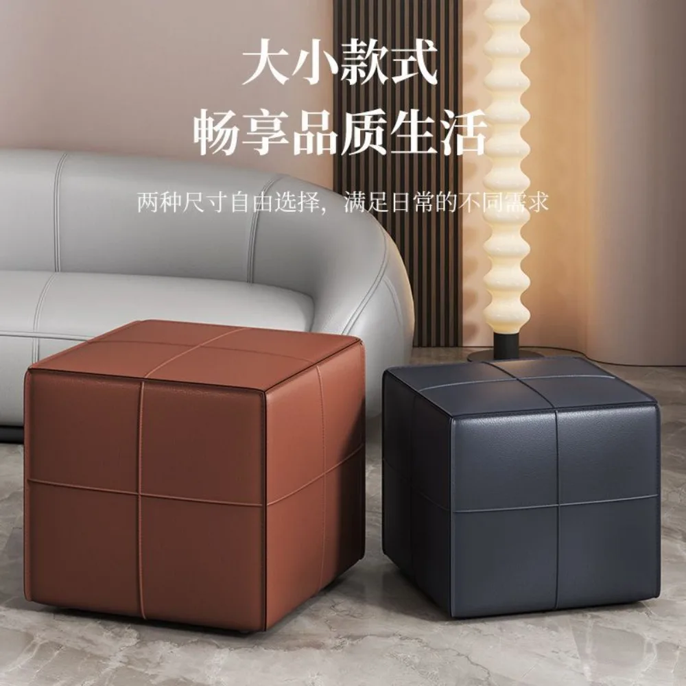 

Home stool sofa living room low stool door shoe change stool light luxury multi-functional Internet celebrity combination bench