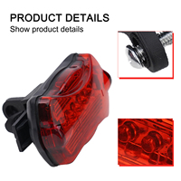 Bicycle Tail Light Waterproof Rear Light For Road ​Bike Cycling Accessories Tail Light Cycling 5 LED Night Safety Flashing Lamp