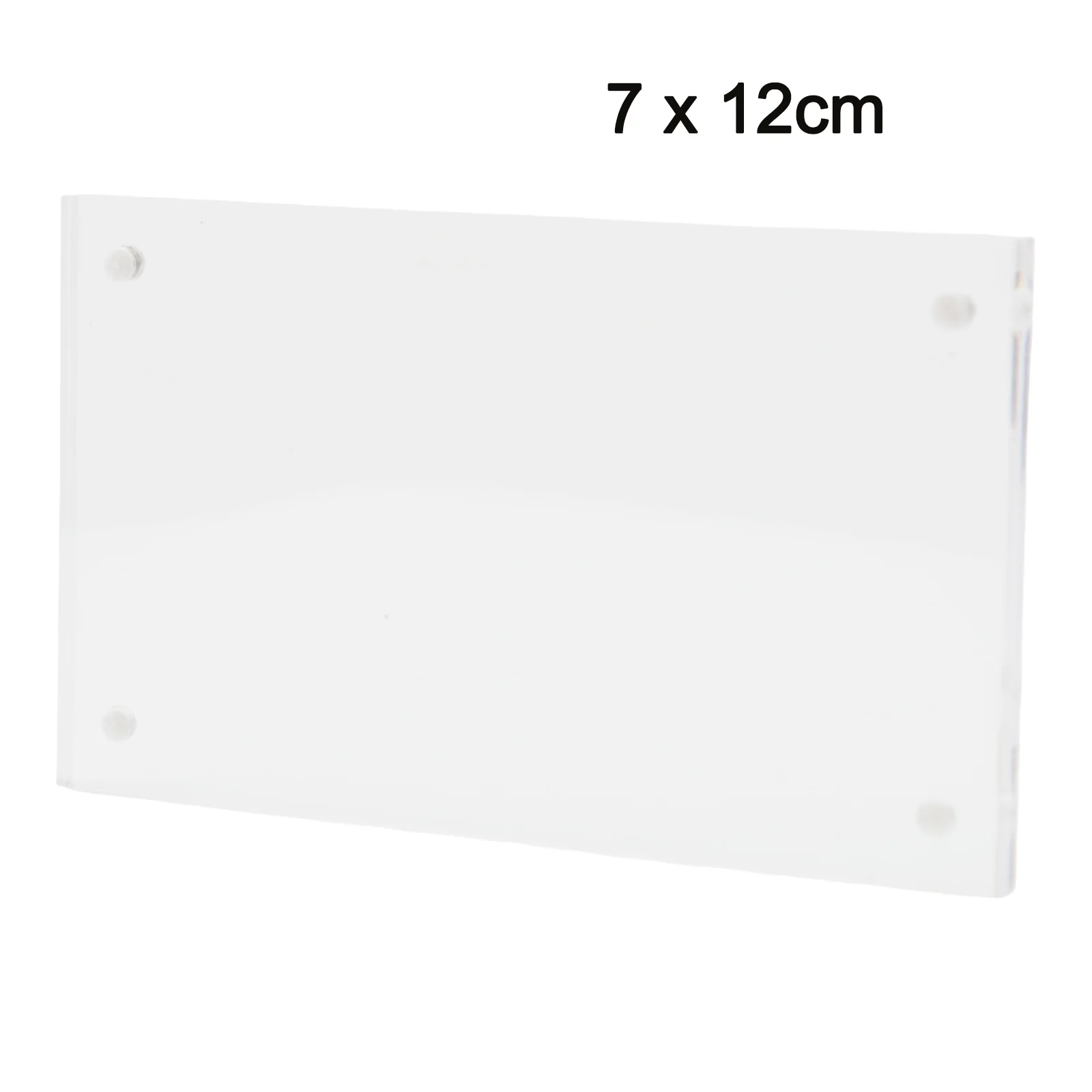 For Acrylic Photo Frame with Integrated Magnets for Secure Display Transparent For Stand for Home Office or Study Area