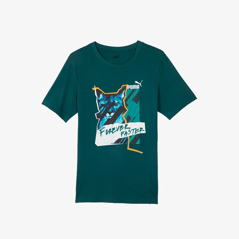 

Puma Authentic New Мужская спортивная дышащая футболка с круглым вырезом и короткими рукавами 686395-43