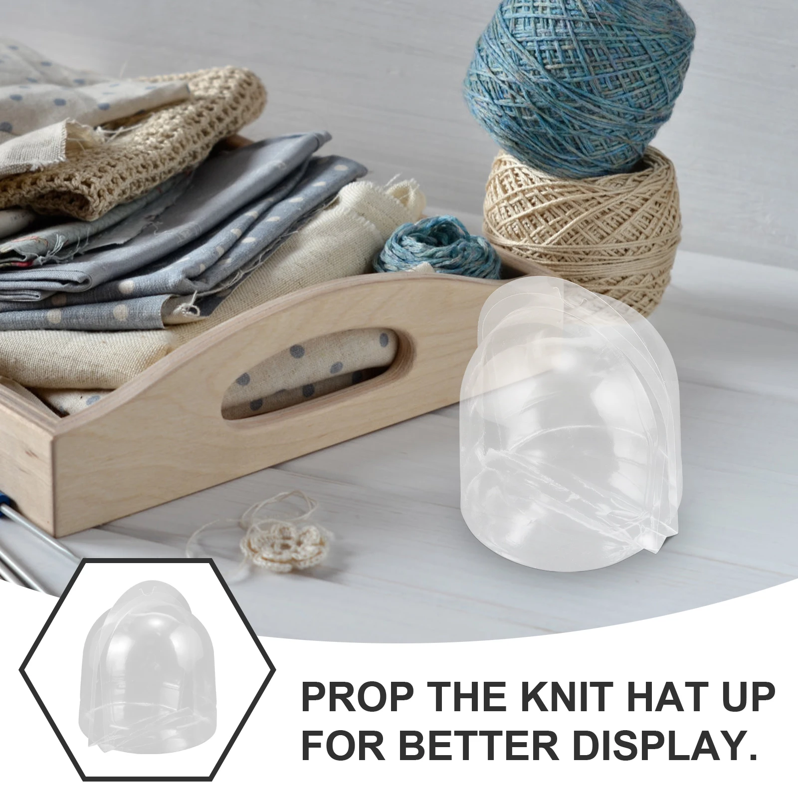 

10pcs Display St Hat Holder Cap Support St for Knitted Baseball Hats Display Stable Hat Support Home Shop Use