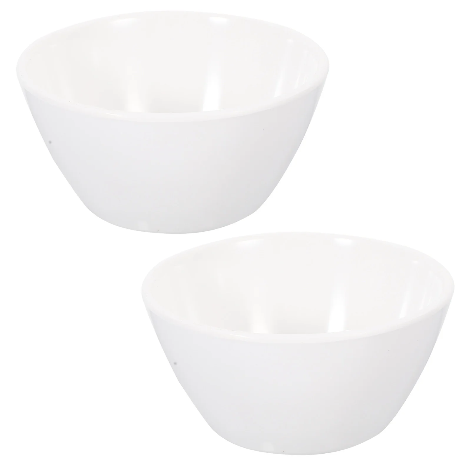 

2pcs Rice Soup Bowls Melamine Kitchen Noodle Salad Cereal Containers Reusable Small Serving Bowls For Home Restaurant Use