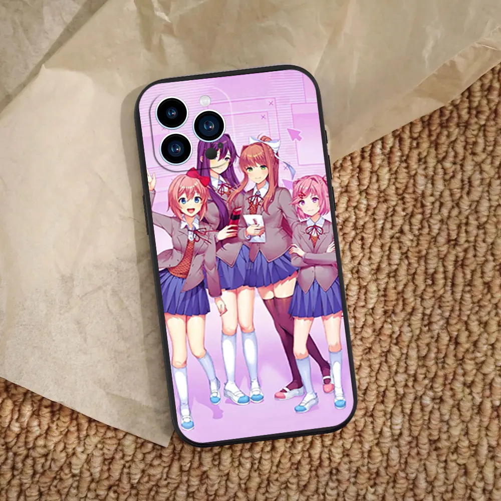 D-Doki D-Doki Literatures Clubs Phone Case For Samsung Galaxy A73 A54 A13 A33 A53 A32 A52S Soft Cover