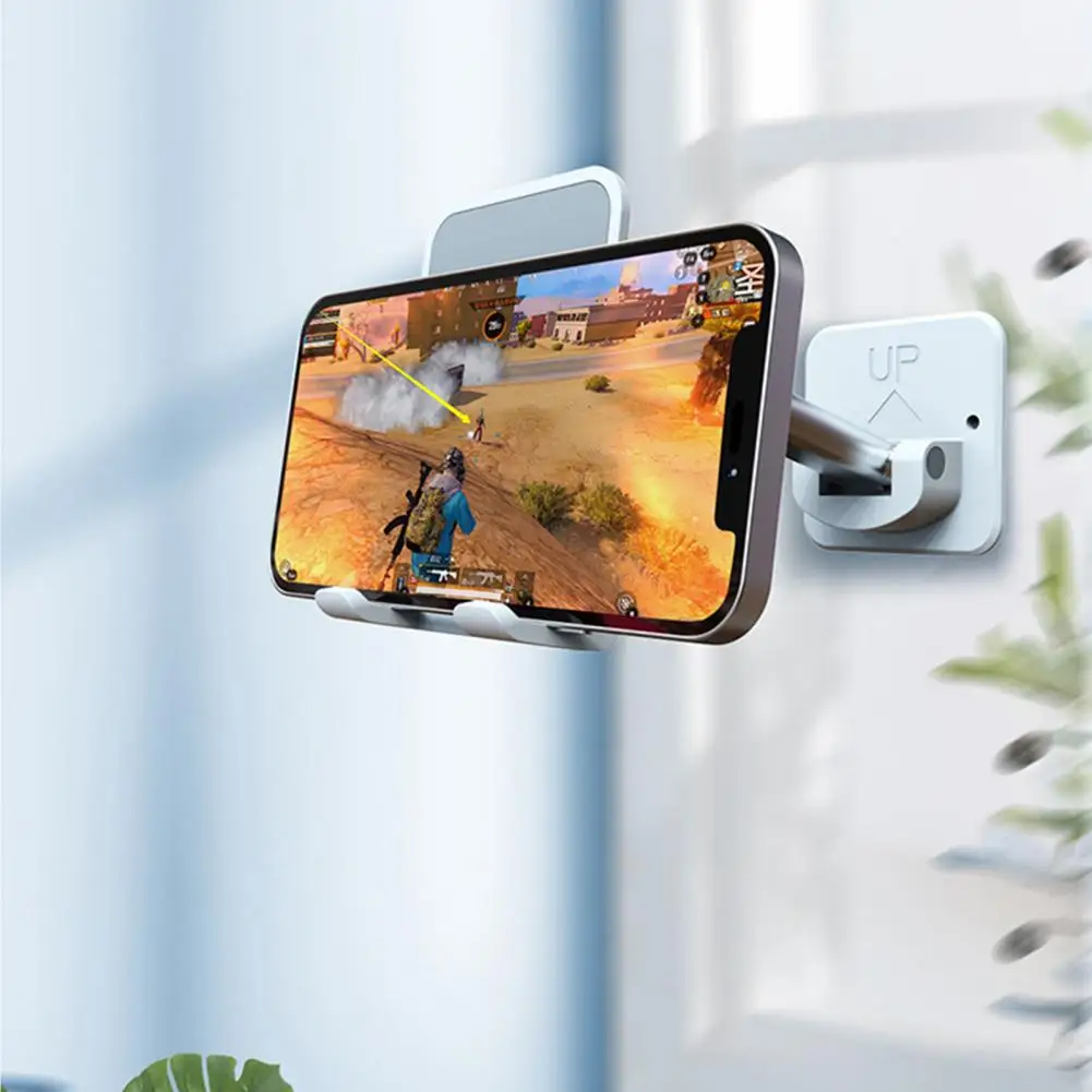 Practical Phone Wall Bracket  Space-saving Universal Wall Phone Stand  Smart Phone Wall Stand Washroom Bracket