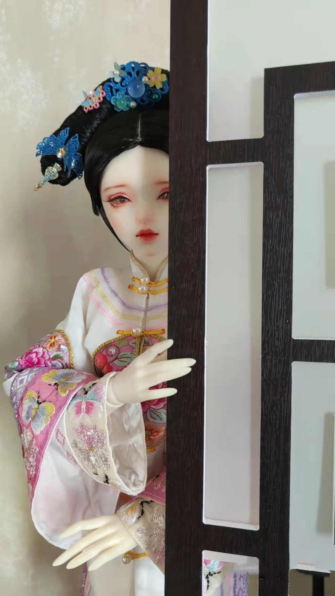 1/4 1/3 Schaal Oude Kostuum BJD Pruik Pop Accessoires Hanfu Antieke Stijl Haar Retro Pruiken Voor BJD/SD MSD SD13 SSDF C1844