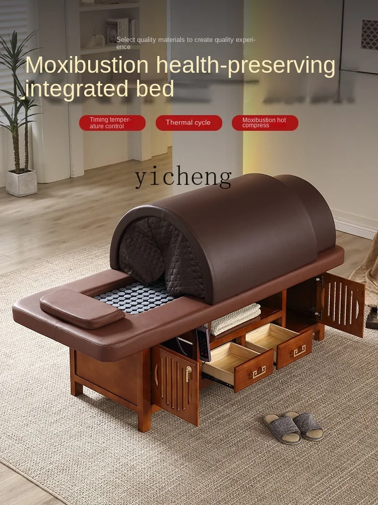 

TQH Intelligent Electronic Smoke-Free Moxibustion Bed Beauty Salon Steaming Bed for Home Physiotherapy