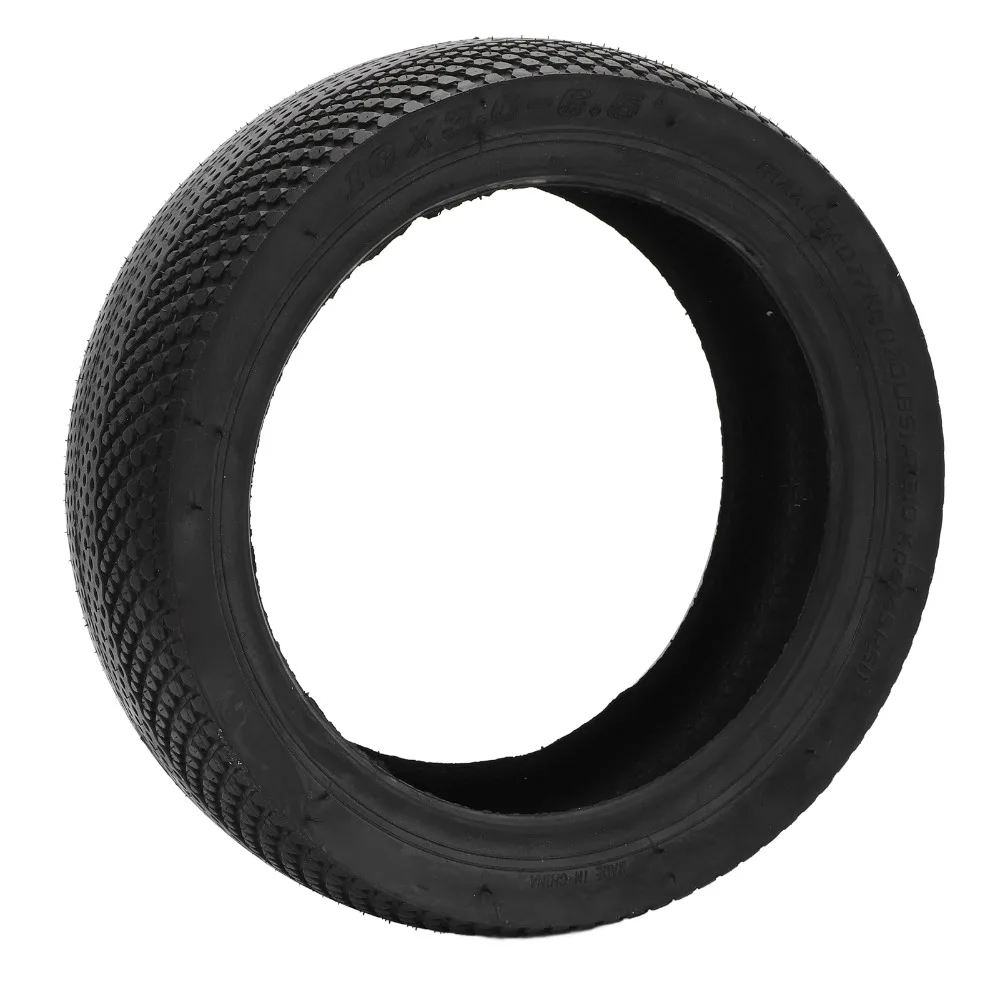 Rubber Electric Scooter Tubeless Tire 10 X 3.00-6.5 Black 10 Inch Scooter Tire Easy Install Tubeless Scooter Tire