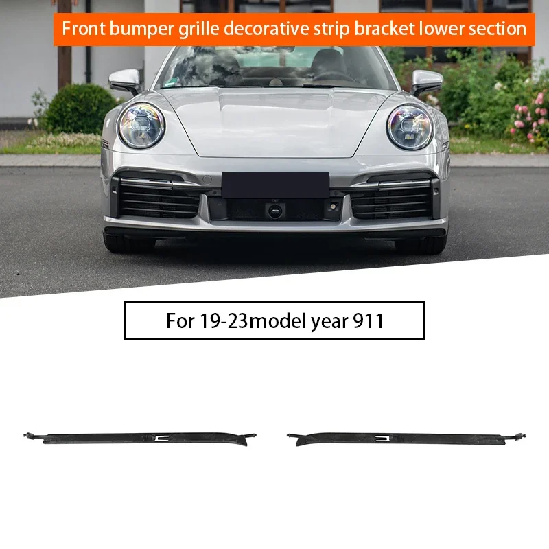 

Car Front Bar Grille Trim Bracket for Porsche 992 Turbo SD 2019-2023 992807229Z5L 992807230Z6R