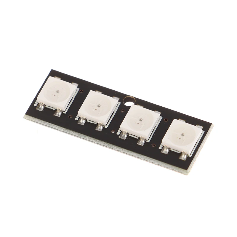 4 Bit WS2812 Light Bead Module Strip Light Bar Full-color Driving Slide Lamp Development Board Module SCM