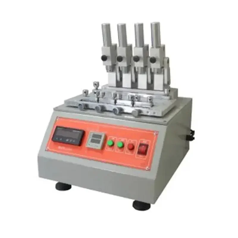 The Shoe Upper Friction Fading Test Machine Is Used To Detect The Shedding Color of Dyed Fabrics, Sofa Fabrics, and Leather