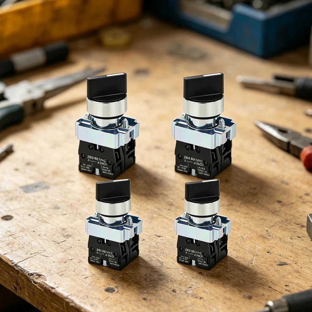 Industrial Control Switch 3-position Rotary Switch Three-position Operation Compact 22mm Diameter Accidental Change Protection