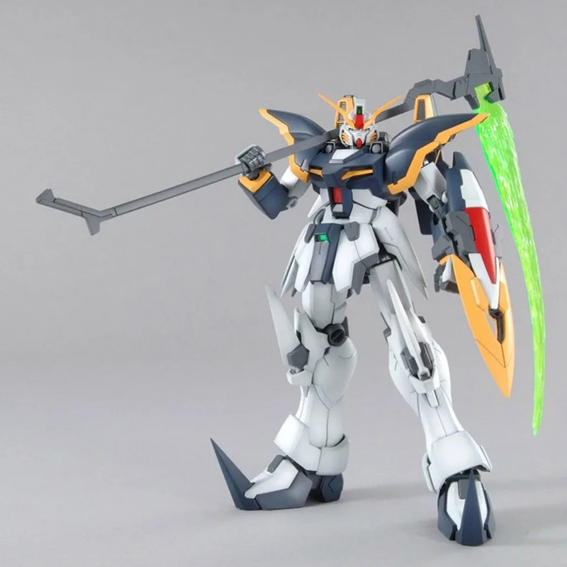 BANDAI MG 1/100 XXXG-01D DEATH SCYTHE Figur Aksi EW Mobile Suit Gundam W Mainan Kit Model Anime untuk Hadiah Anak Laki-laki untuk Anak Laki-laki
