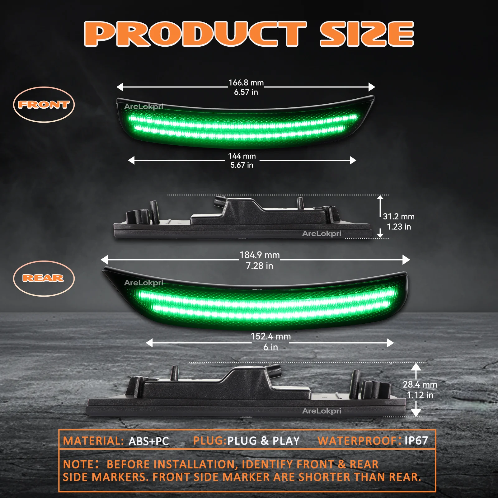 luces-indicadoras-laterales-4x-con-lente-ahumada-led-delantero-y-trasero-para-parachoques-de-chrysler-300-2015-2016-2017-2018-2019-2020-2021-2022-2023
