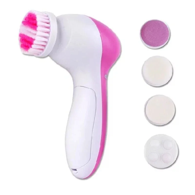 Facial Cleaner 5 IN 1 Face Cleansing Brush Wash Machine Spa Skin Care Massager Blackhead Cleaning Facial Cleanser Tools