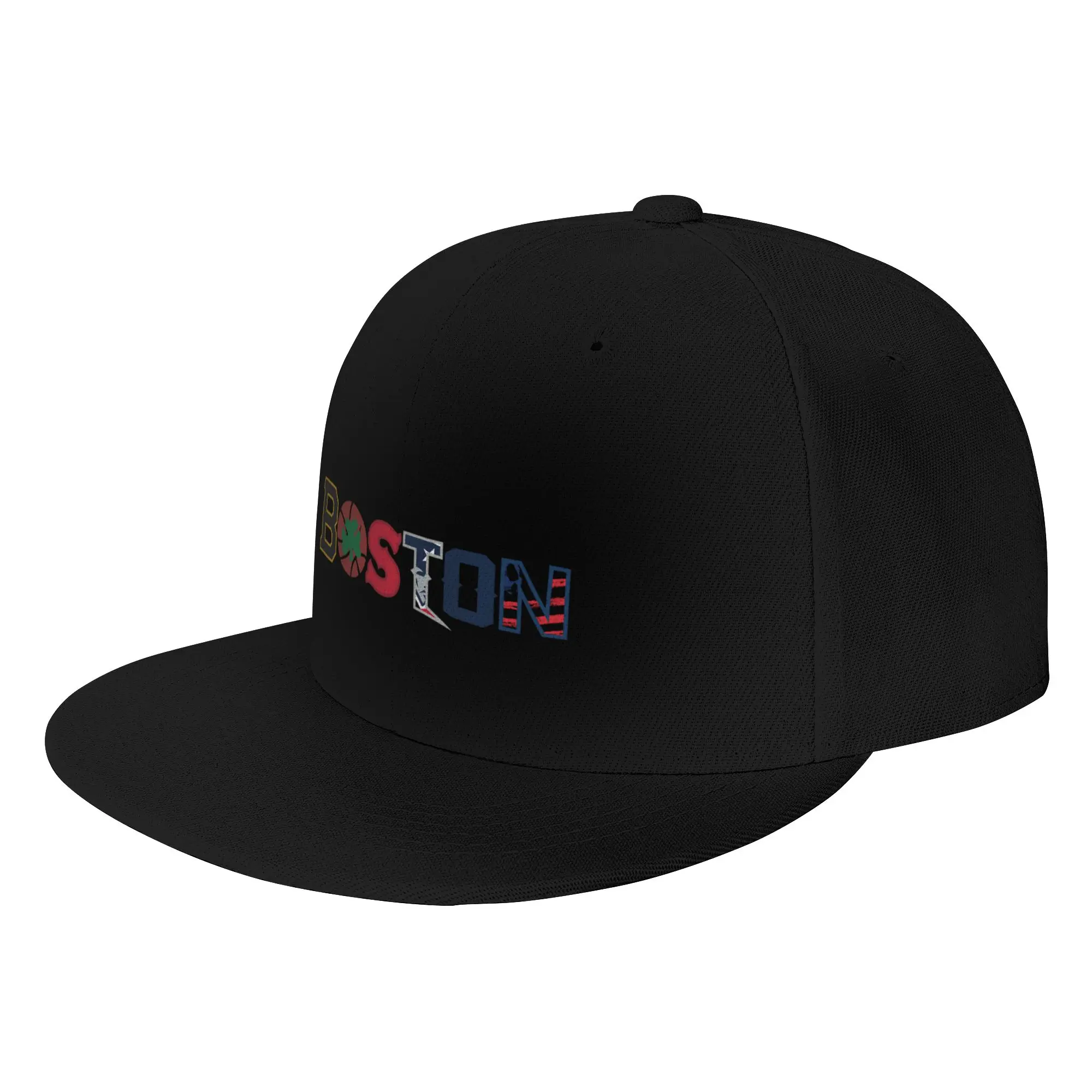 Fashion Boston Sport Champions Flat Brim Sun Hat  Upf50 Cap Female