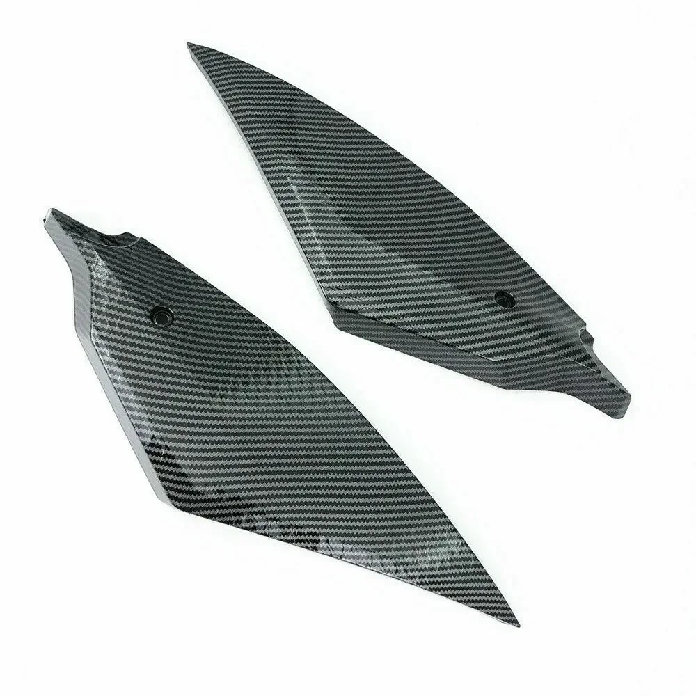 Carbon Fiber Color Fuel Gas Tank Side Trim Cover Fairing For Yamaha YZF R6 2017 2018 2019 2020 view 2