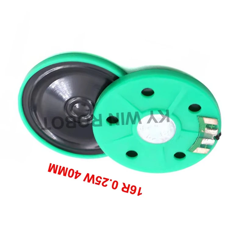 2pcs/lot New Ultra-thin speaker Phone horn Toy-car horn 16 ohms 0.25 watt 0.25W 16R speaker Diameter 40MM 4CM thickness 4MM