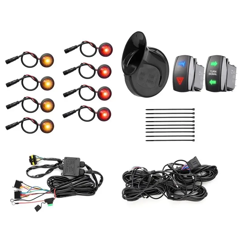 

Универсальный комплект поворотников Superior-ATV UTV для Can-Am Commander Max / Outlander 1000 Gen2, Arctic Cat Prowl, разрешенный для использования на дорогах общего пользования